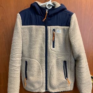 Penfield full zip hooded fleece jacket